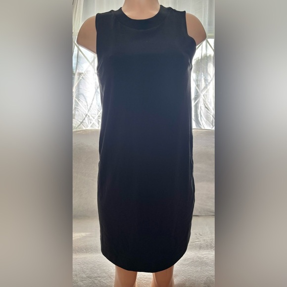 A New Day Black Mock Neck Sleeveless Mini Dress - Picture 11 of 14